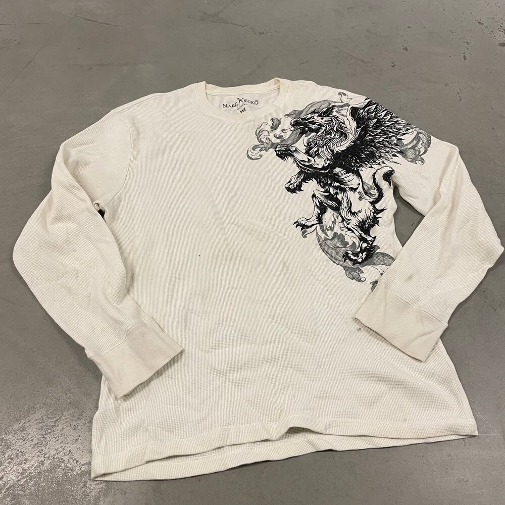 Vintage Y2K Marc ecko graphic thermal t-shirt